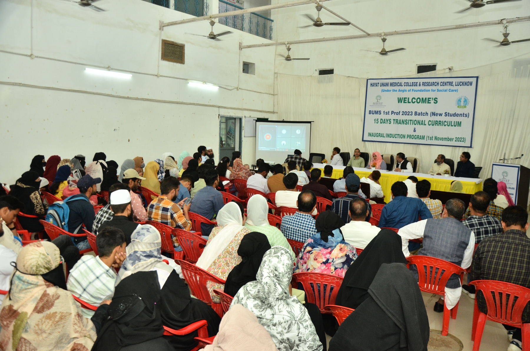 Welcoming Programme for New BUMS 1st Year Prof. Batch 1 November 2023